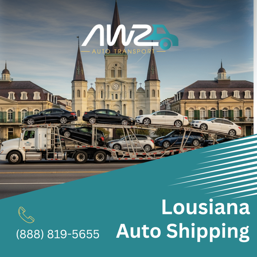 Louisiana auto shipping with awz auto transport