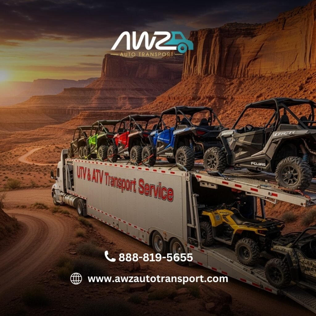 best UTV and ATV shipping service with awz auto transport