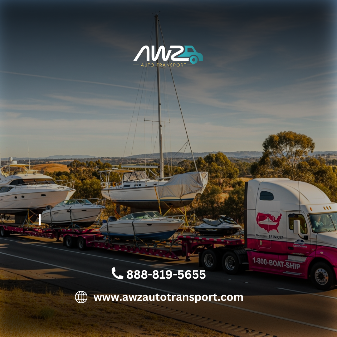 boat transport services in usa with awz auto transport