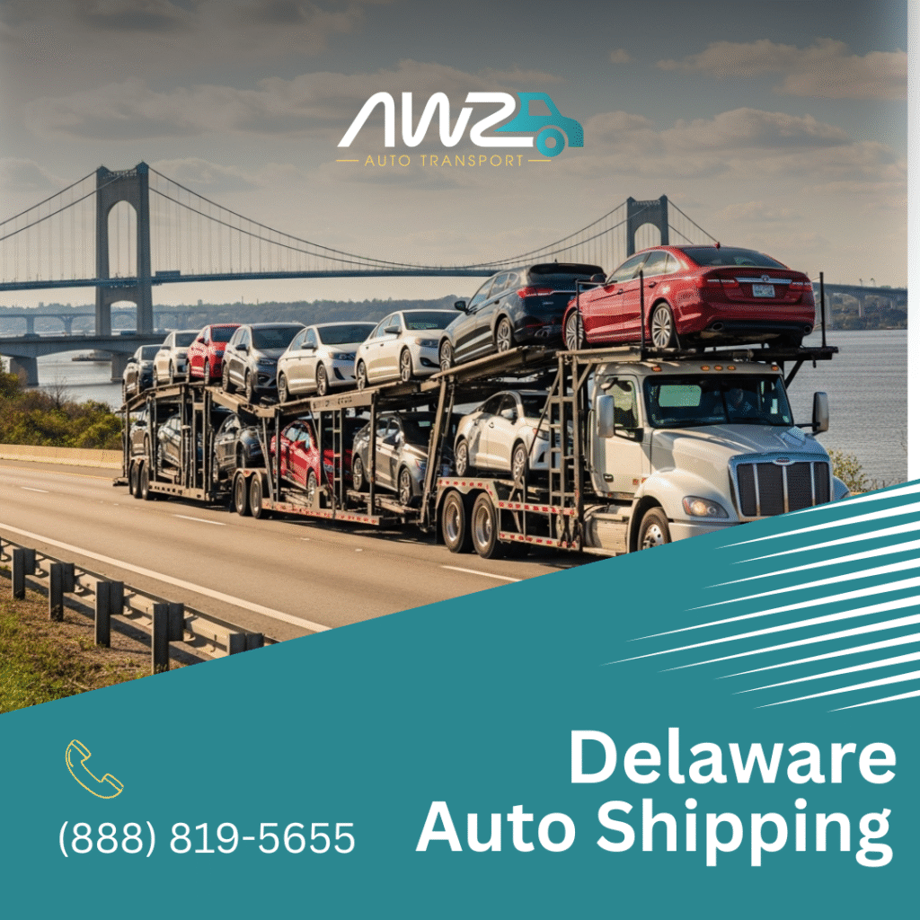 delaware auto shipping with awz auto transport
