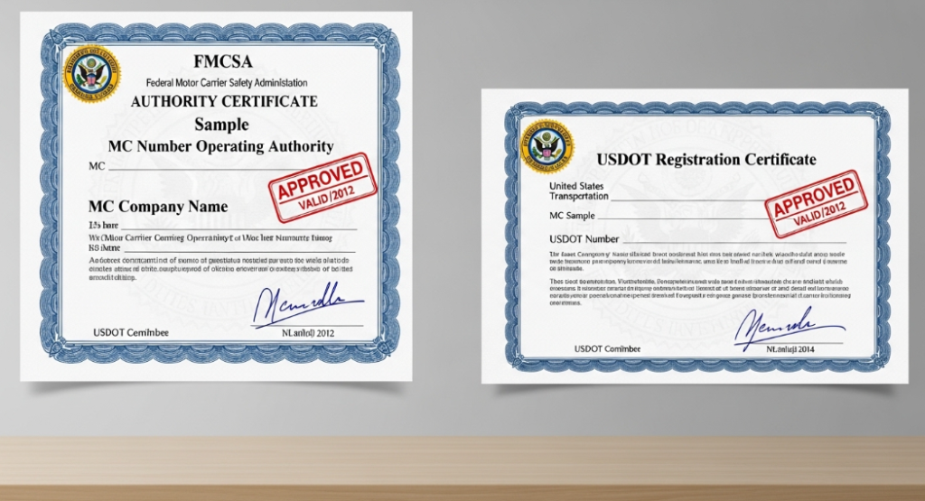 FMCSA and US Dot Certificate