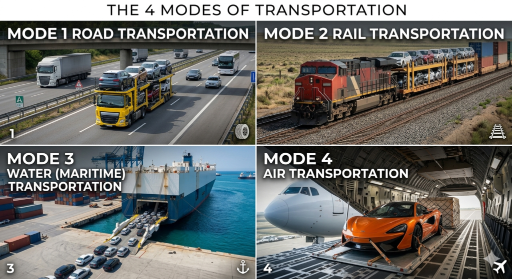The 4 Modes of Transportation