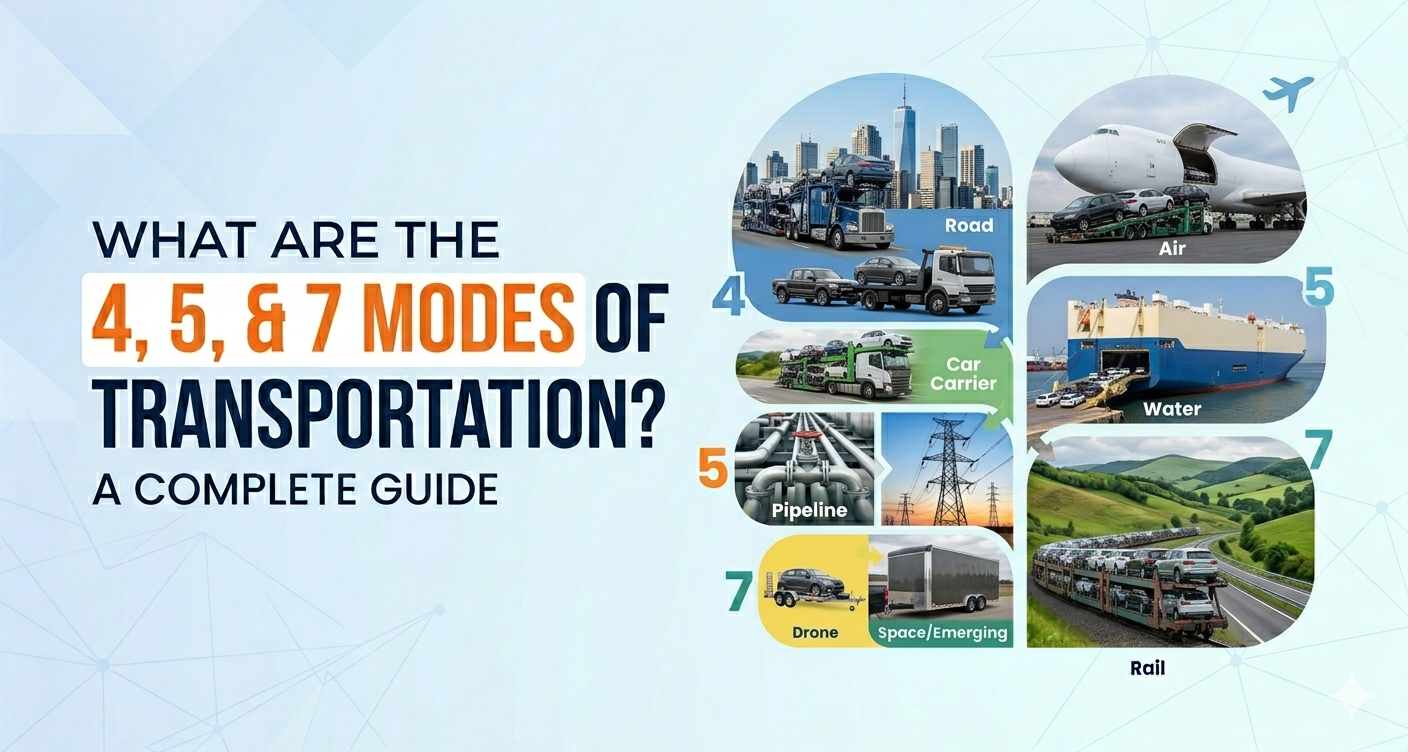 What Are the 4, 5, and 7 Modes of Transportation A Complete Guide