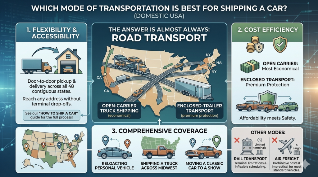 Which Mode of Transportation Is Best for Shipping a Car