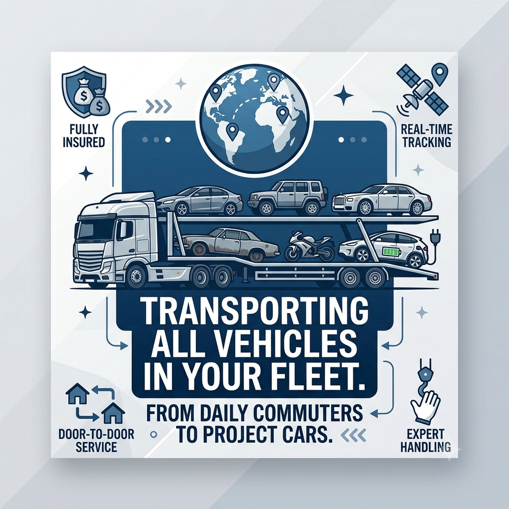 Vehicles We Ship — Sedans SUVs Luxury Non Running Motorcycles EVs